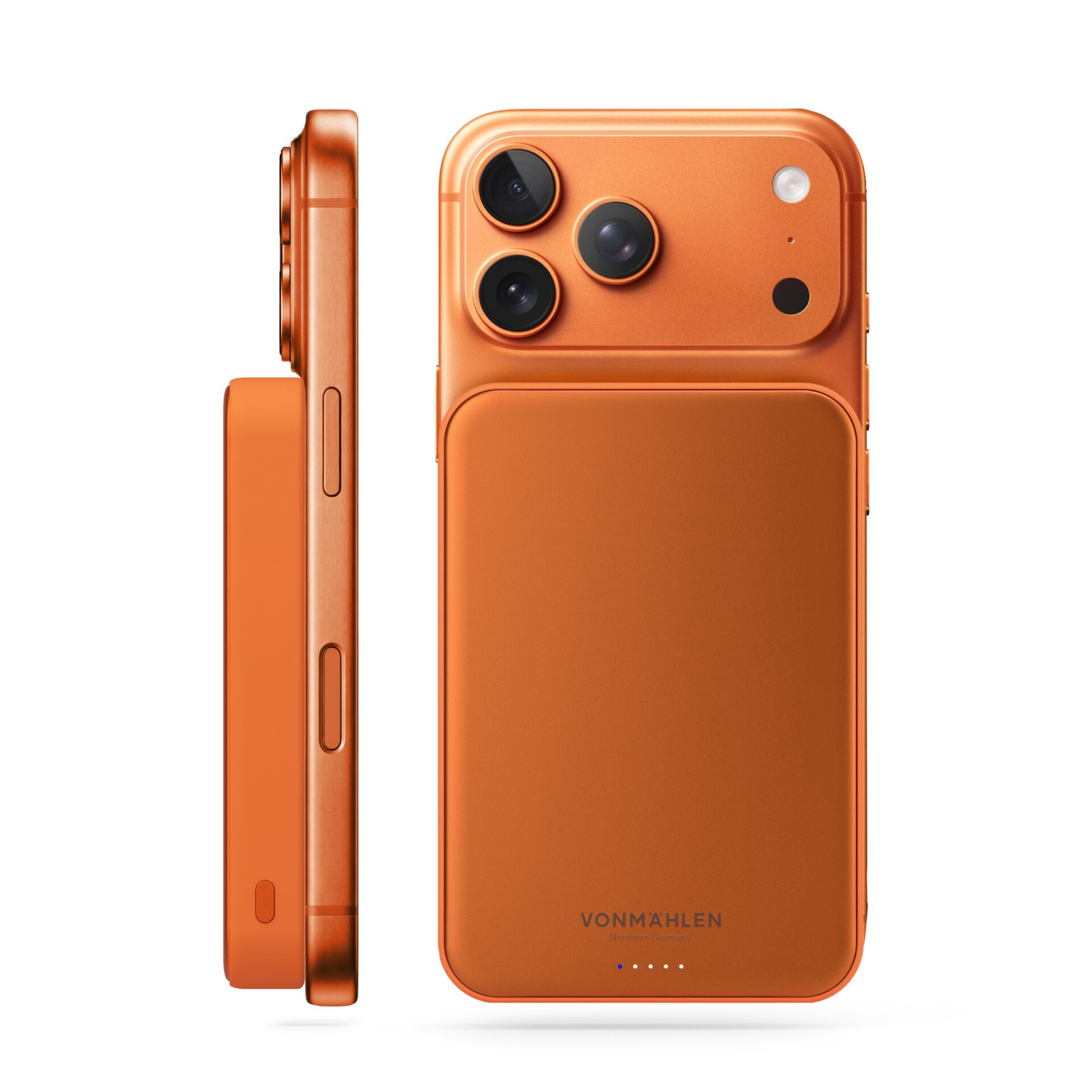 Kamera-Handy, Smartphone, Orange, Triple-Kamera, MagSafe-ähnlich?