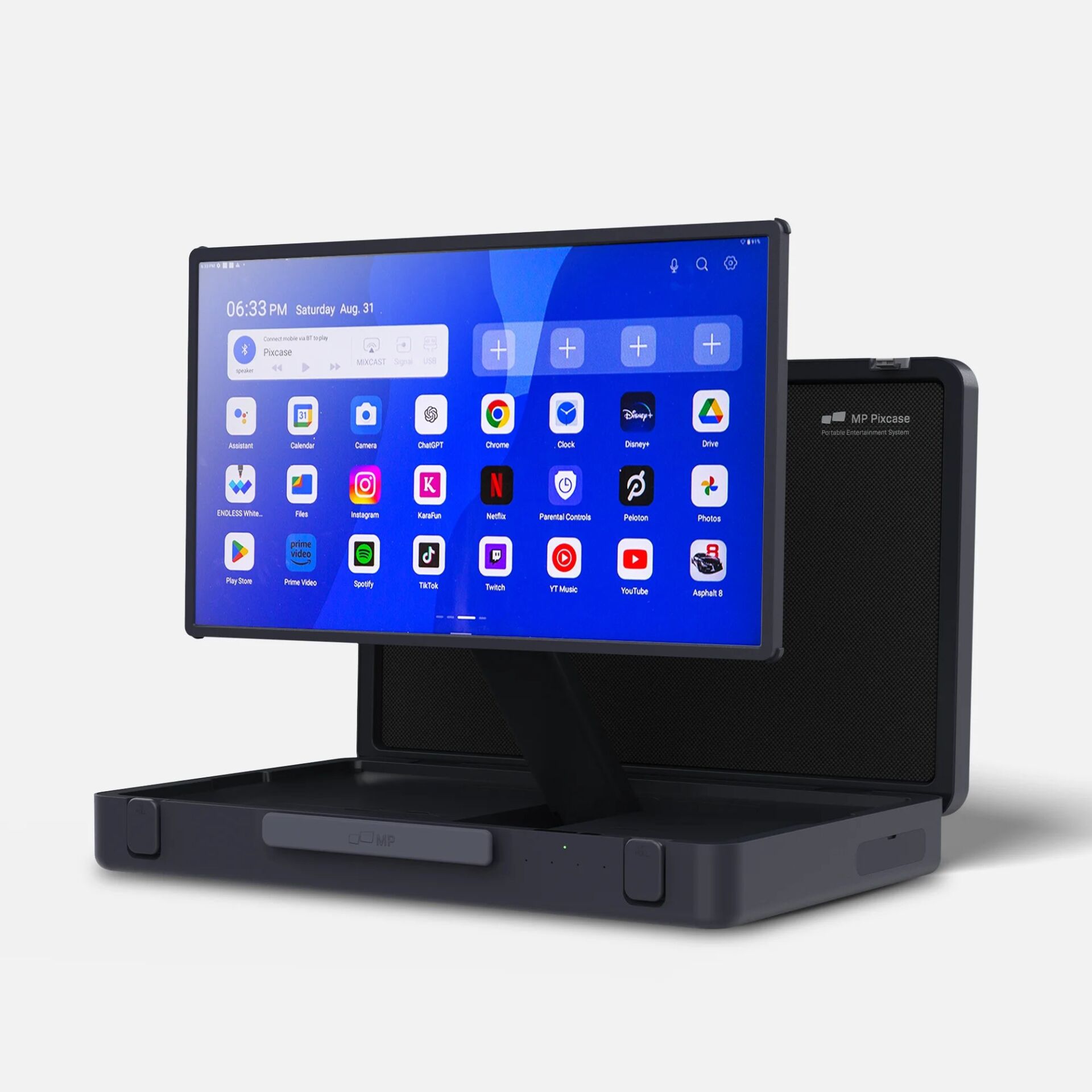 tablet dock, gaming console, touchscreen, schwarz, tragbarer monitor
