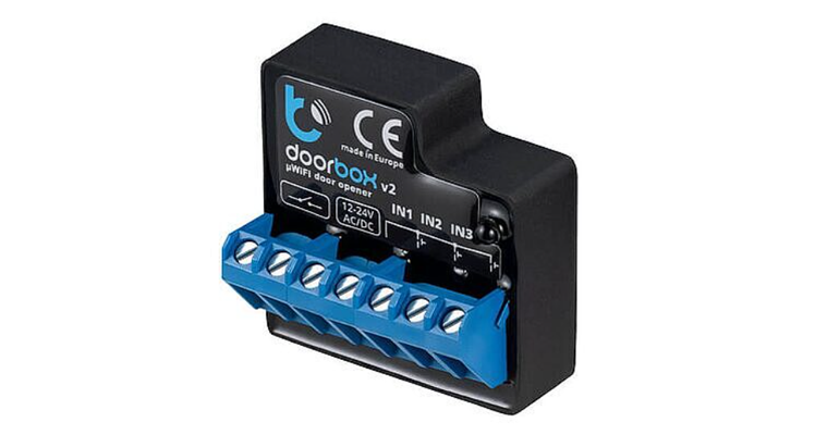 doorbox, wifi door opener, terminal block, blue terminal, electronic accessory