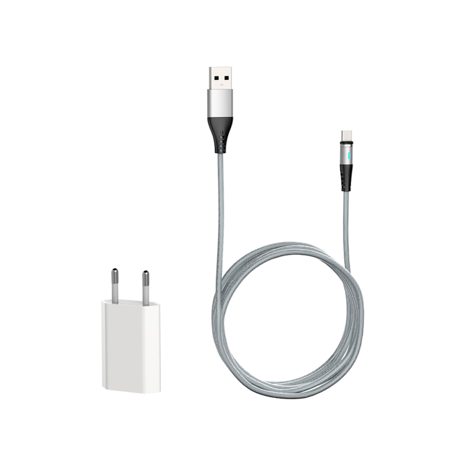 USB-C Kabel, Ladekabel, USB-C zu USB-A, gewebtes Kabel, Adapter-Kabel