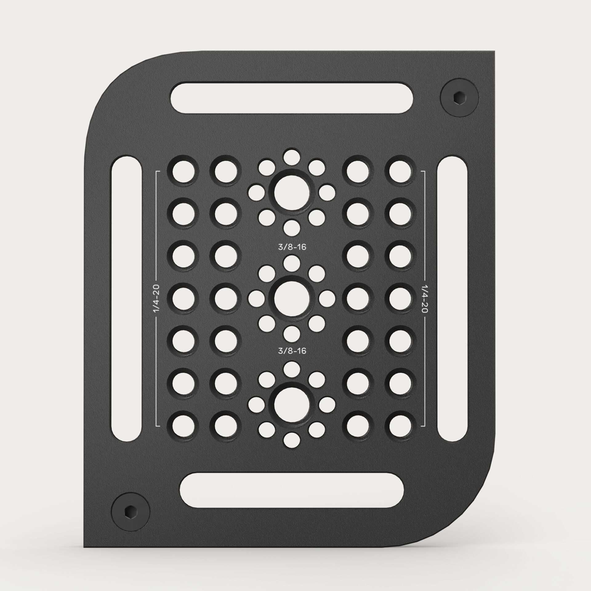 knurling plate, griffplatte, perforierte platte, montageplatte, metallplatte