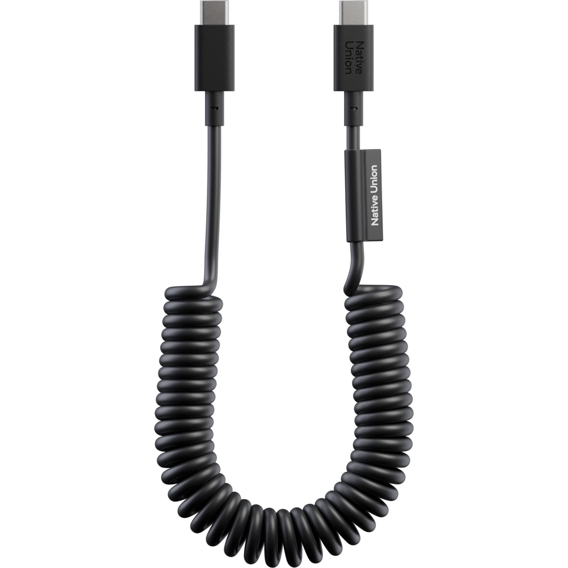kabel, USB-C, gewickelt, aufladen, adapter
