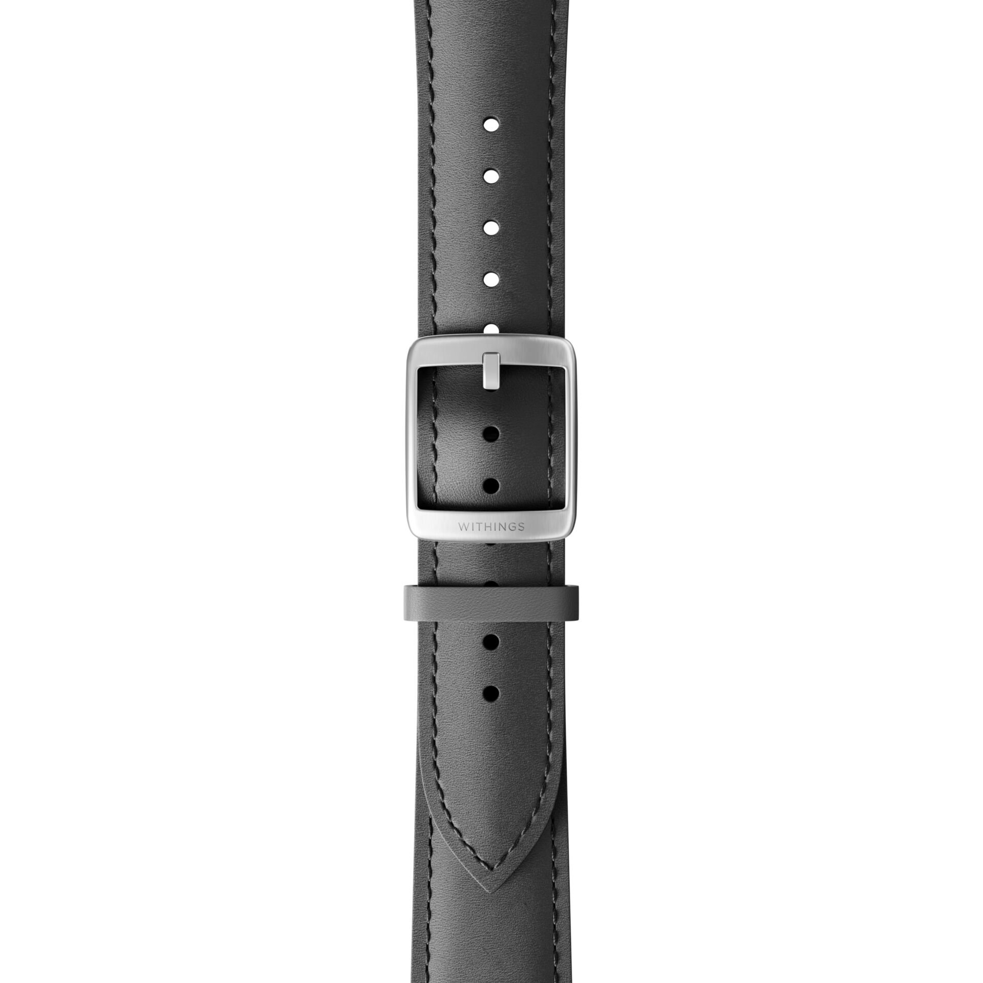 Uhrenarmband, Lederarmband, schwarz, naht, Schnalle