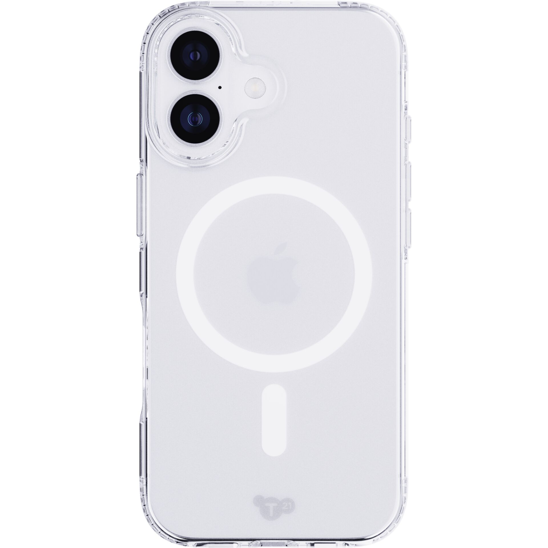 Smartphone-Hülle, Klare Hülle, Ladestationen-Ring, Duale Kamera, Transparente Rückseite