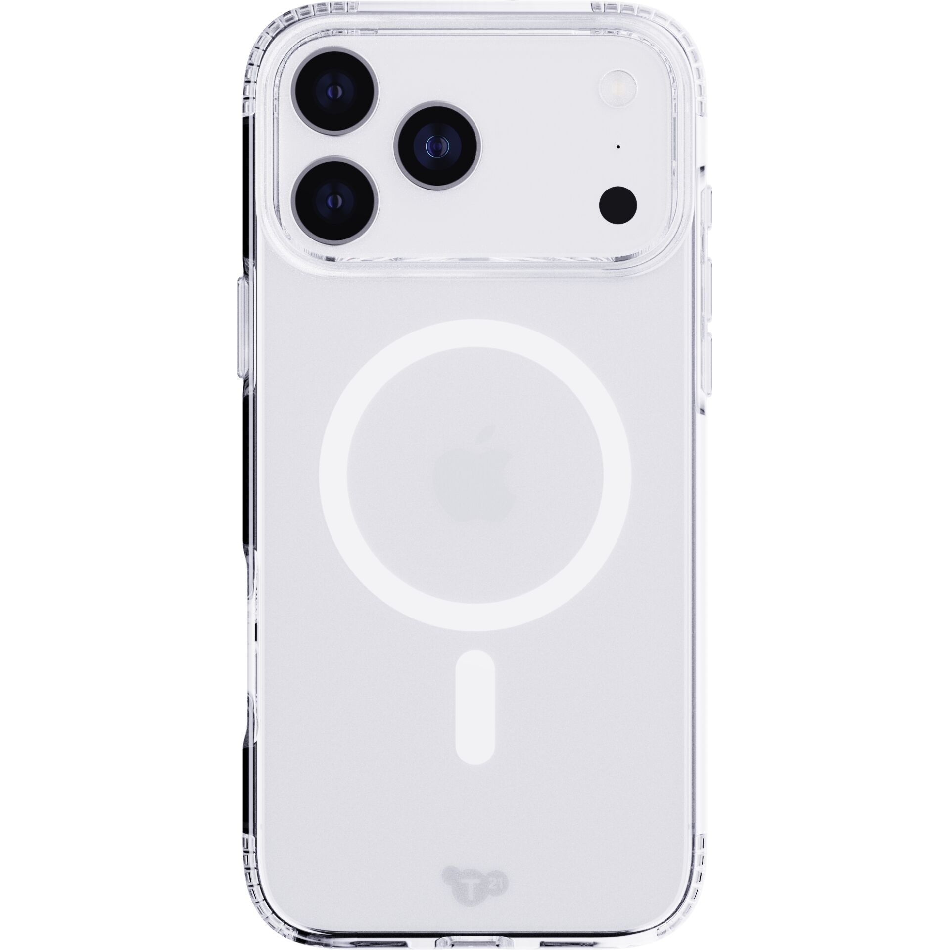 iPhone-Schale, klarer Case, Magnetischer Ring, transparent, Dreifachkamera