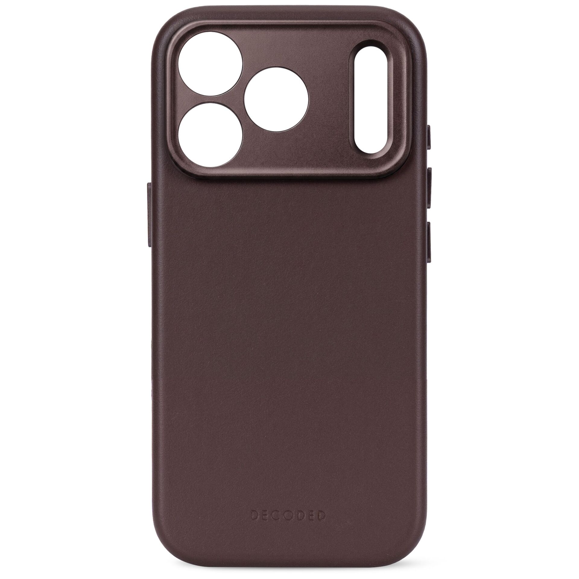 Phone-Hülle, Braun, Leder, Magnetknöpfe, Kameralochungen