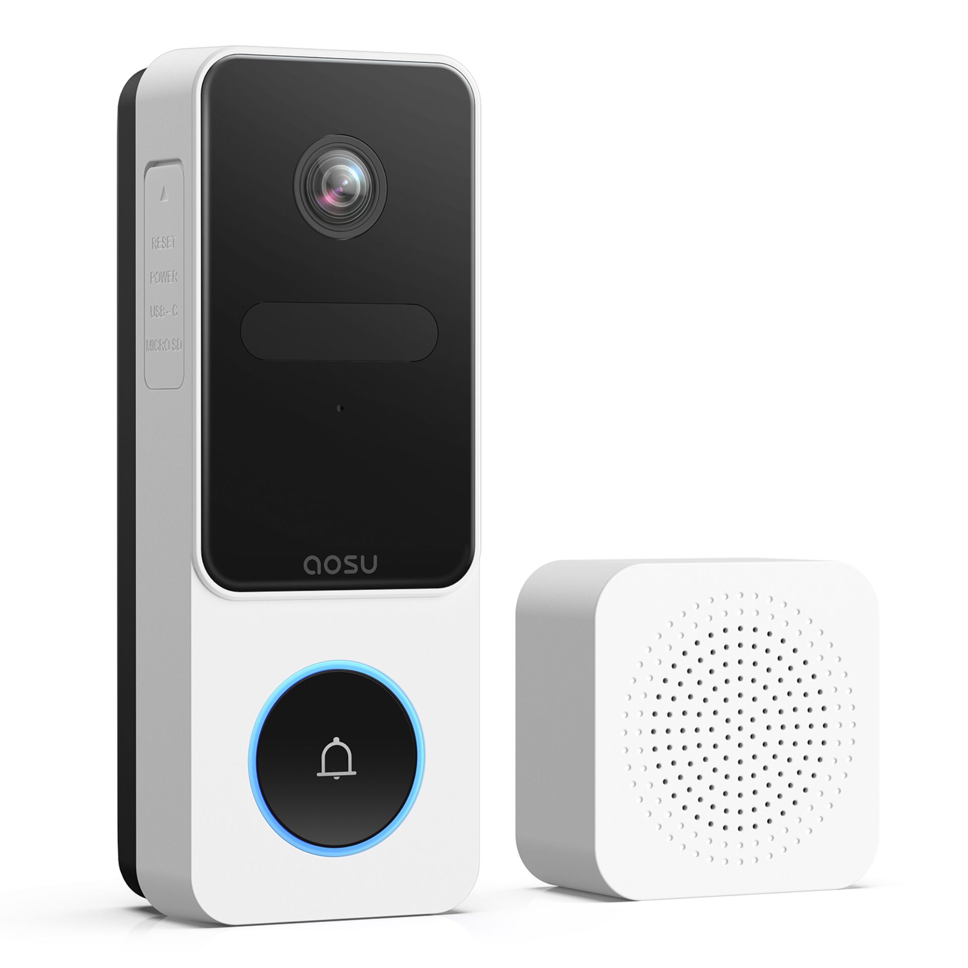 Türklingel, Video-Türklingel, Smart-Home, Gehäuse-Design, LED-Blitzring
