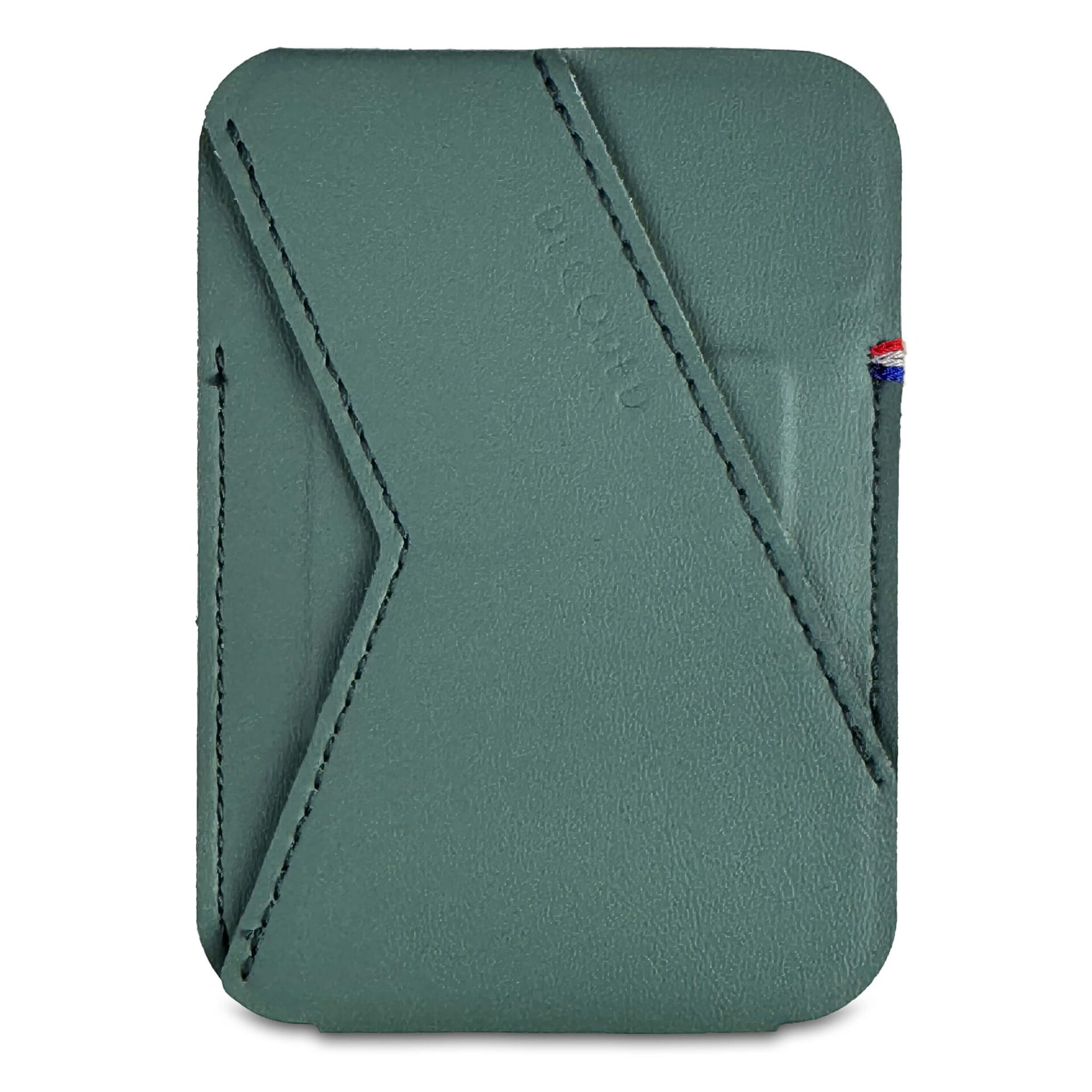 cardholder, wallet, grün, leder, schmal