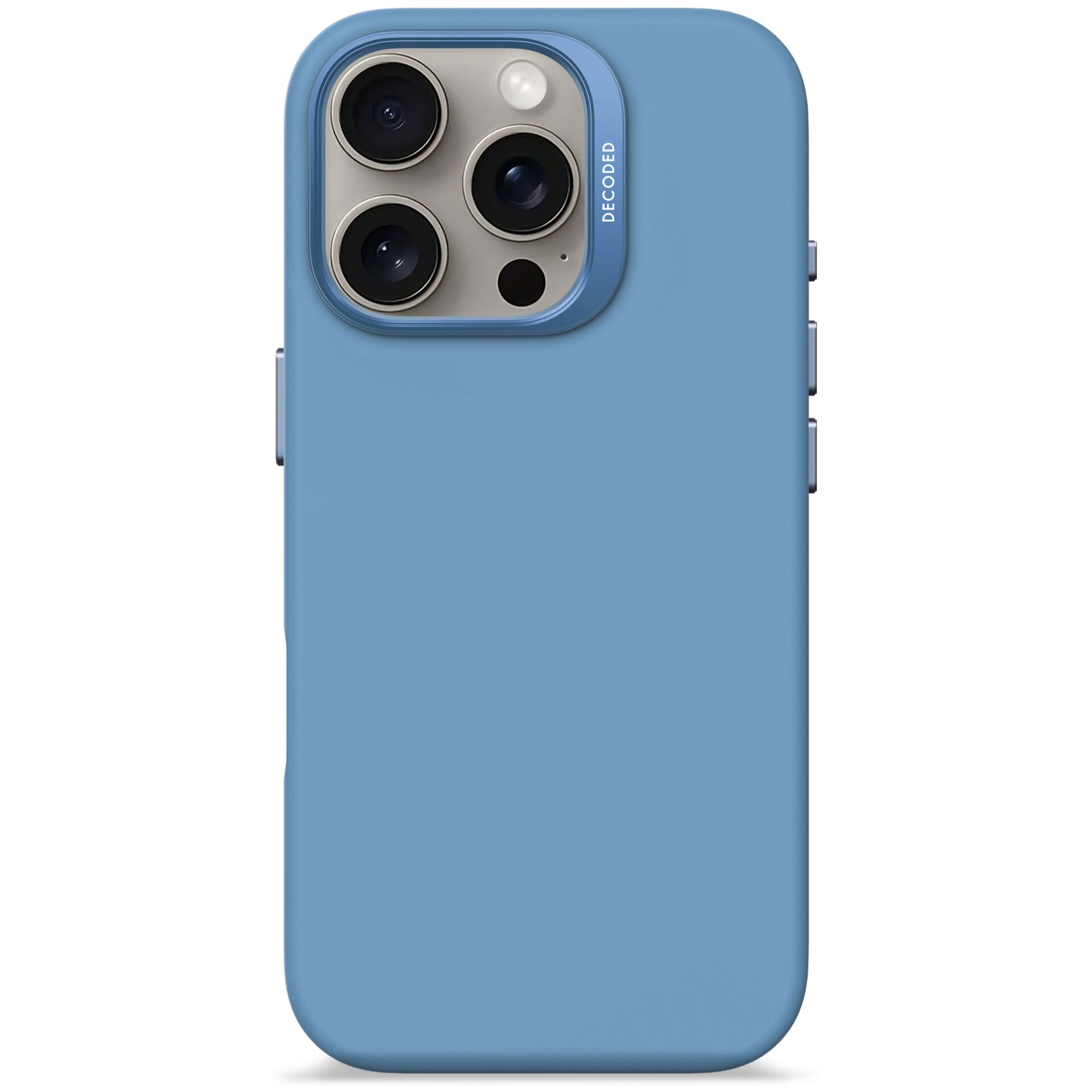 case, blau, Handyhülle, Triple-Kamera, iPhone-Stil