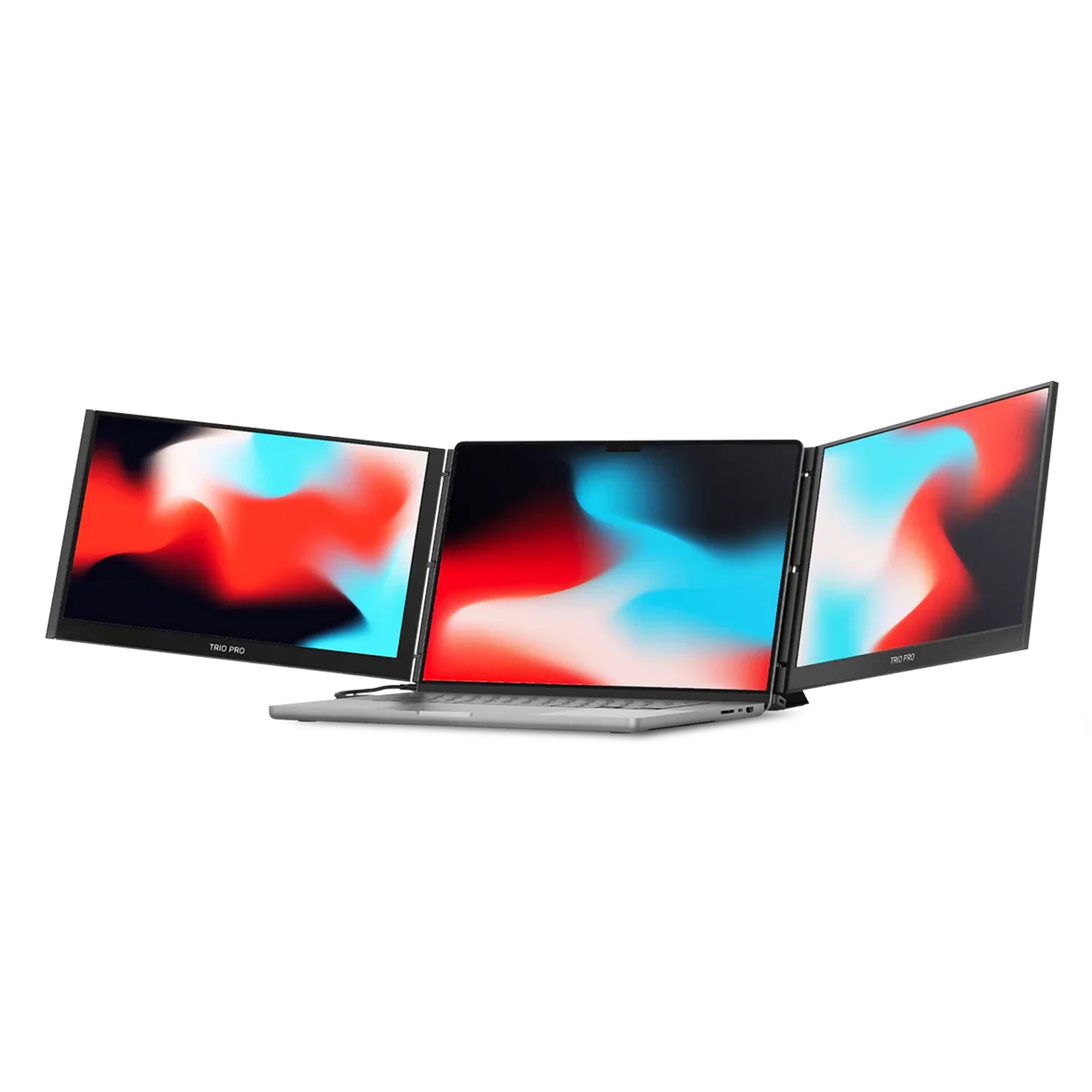 Multimonitor, Laptop-Setup, Ultrabital, Trio-Kdisplay, Gaming-Display