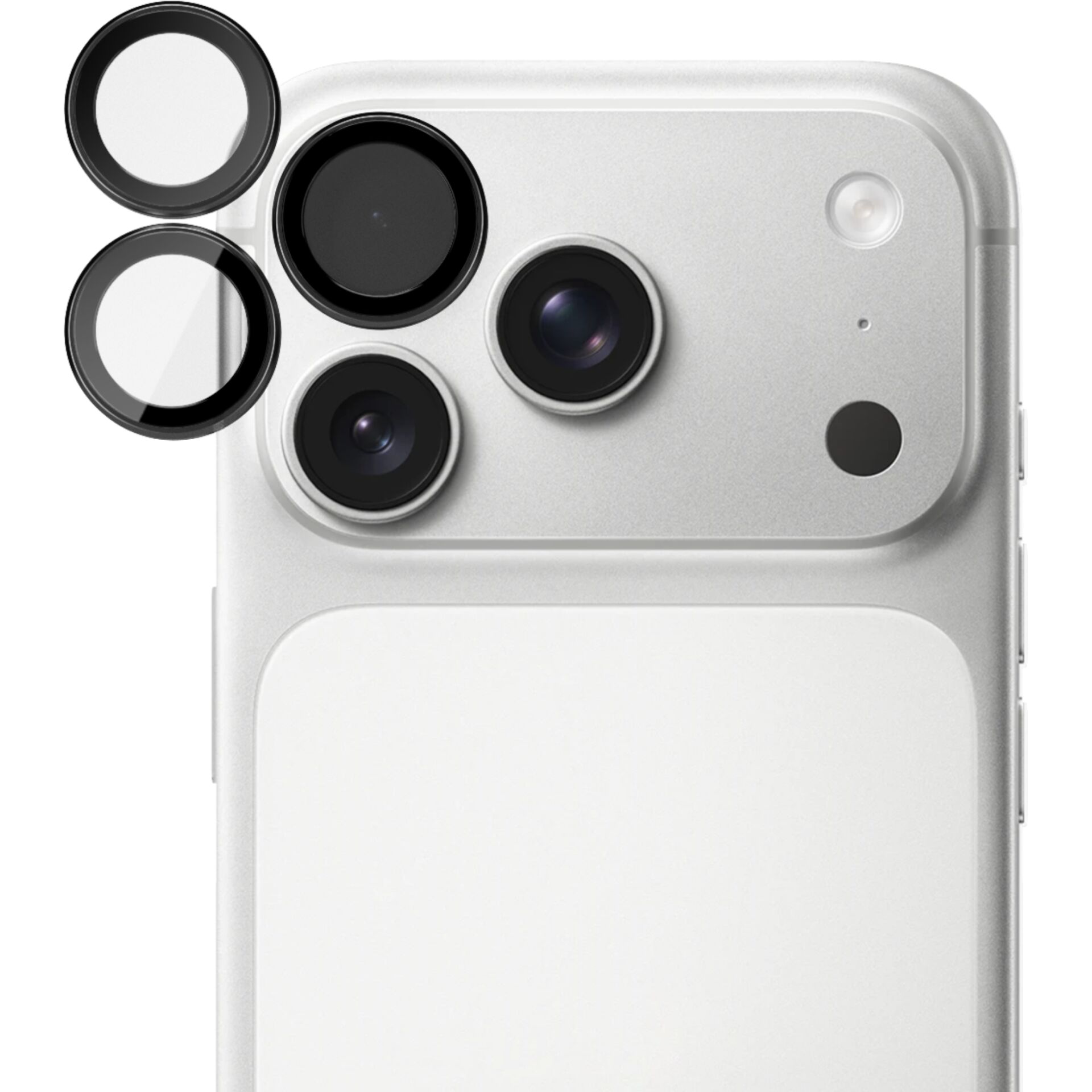 smartphone, Kamera-Linse, Vierfach-Kamera, Silber, Handy