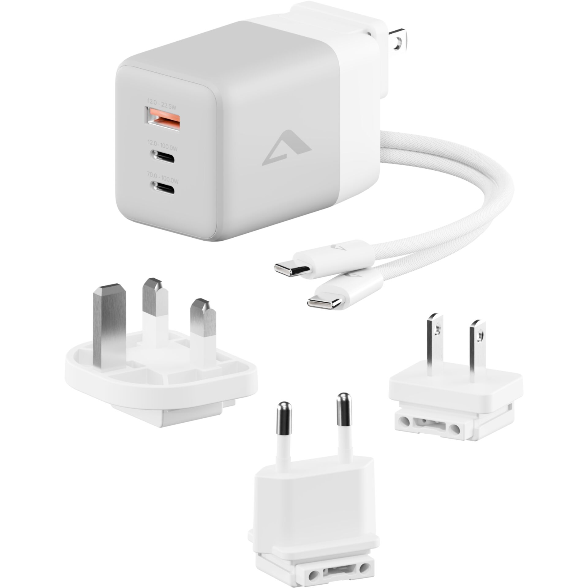 usb-c-ladegerät, multiport-ladegerät, wandstecker, usb-c-strom, reiseladegerät