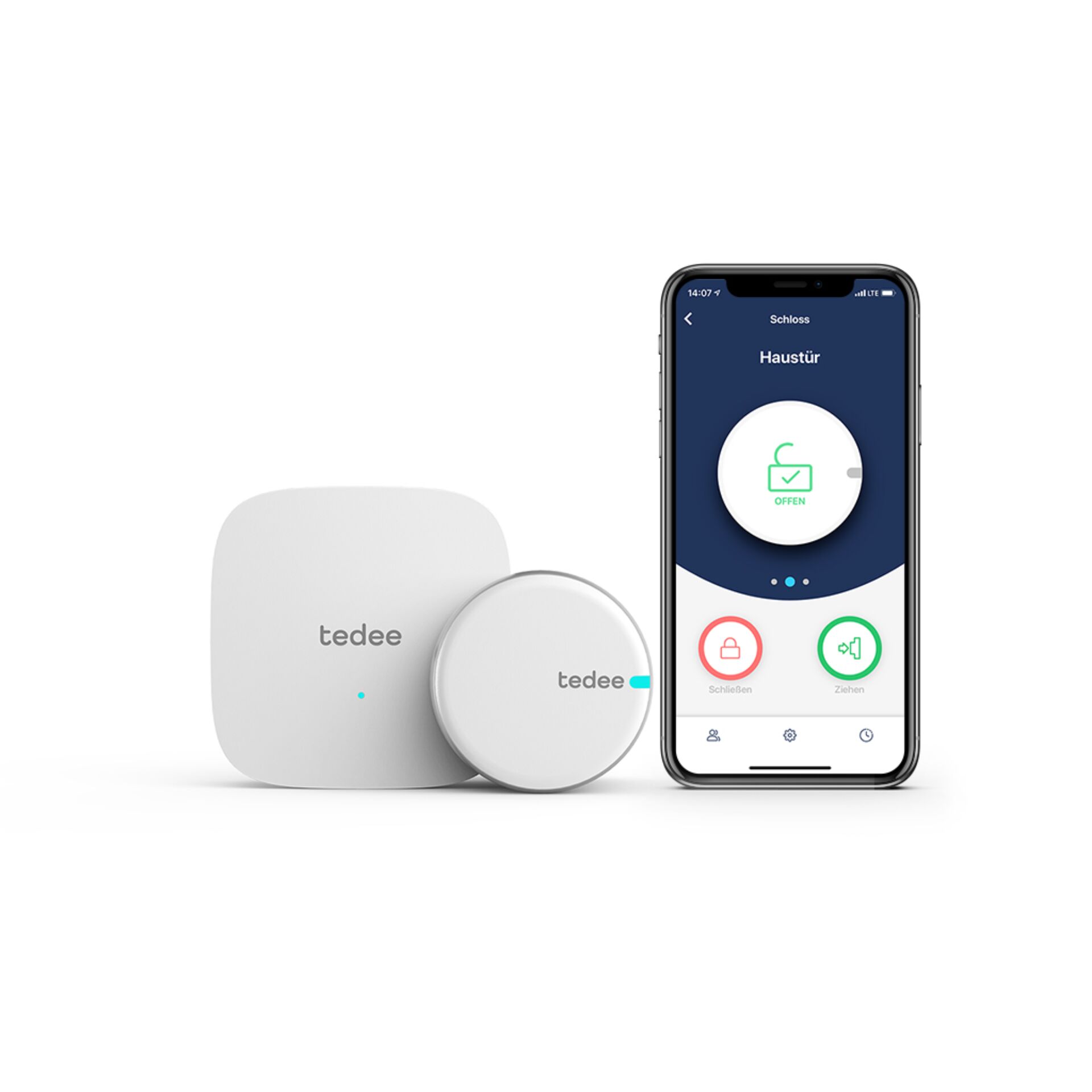 smarthome, gatewaysystem, Türsensor, Hub, App-Steuerung