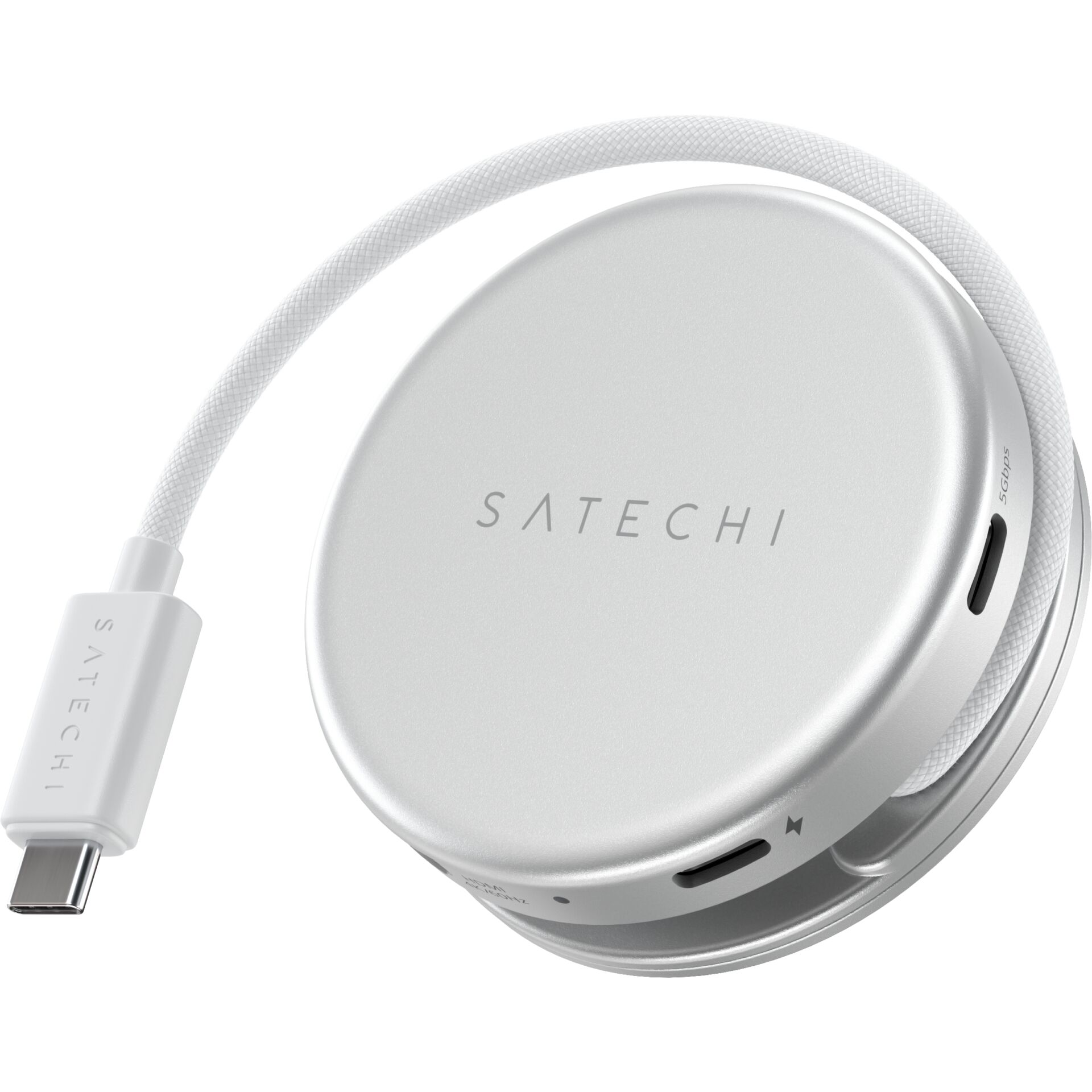 USB-C, Kabelloser Ladepad, Kabel, Kreisförmiges Design, SATECHI