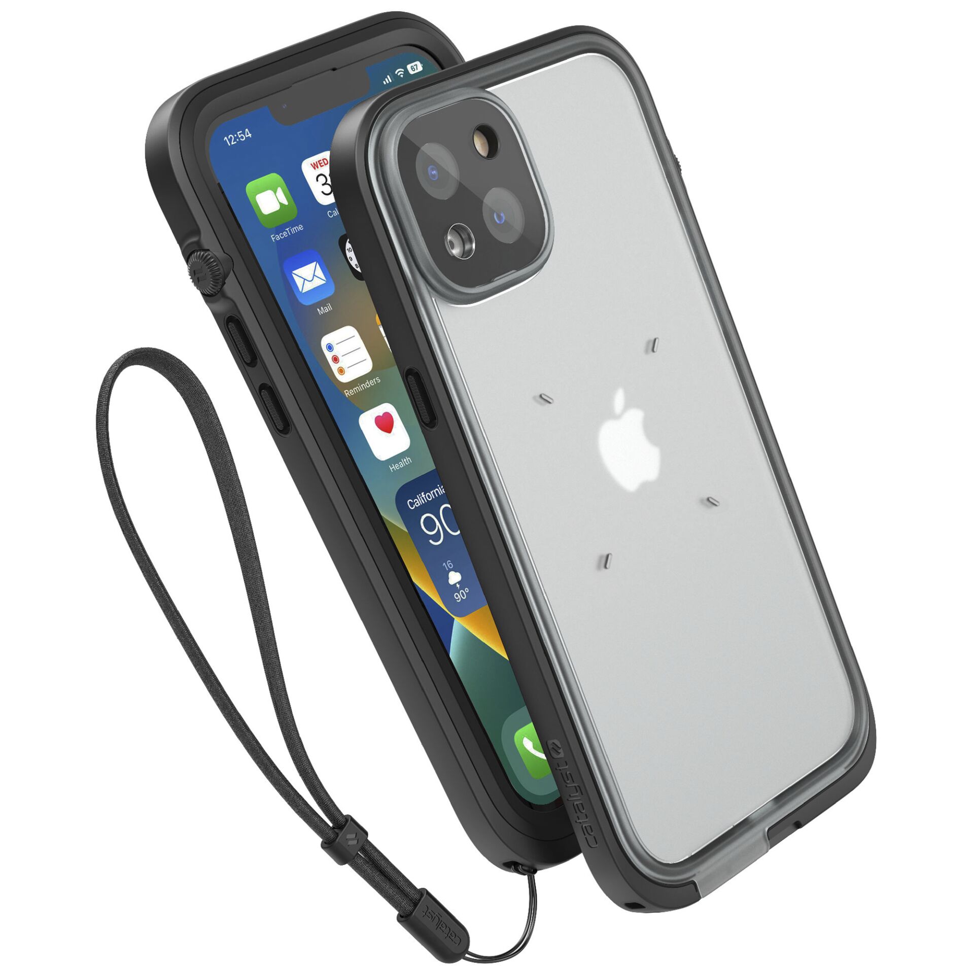 Hülle, Smartphone, Schutzhülle, Strap, Schwarz