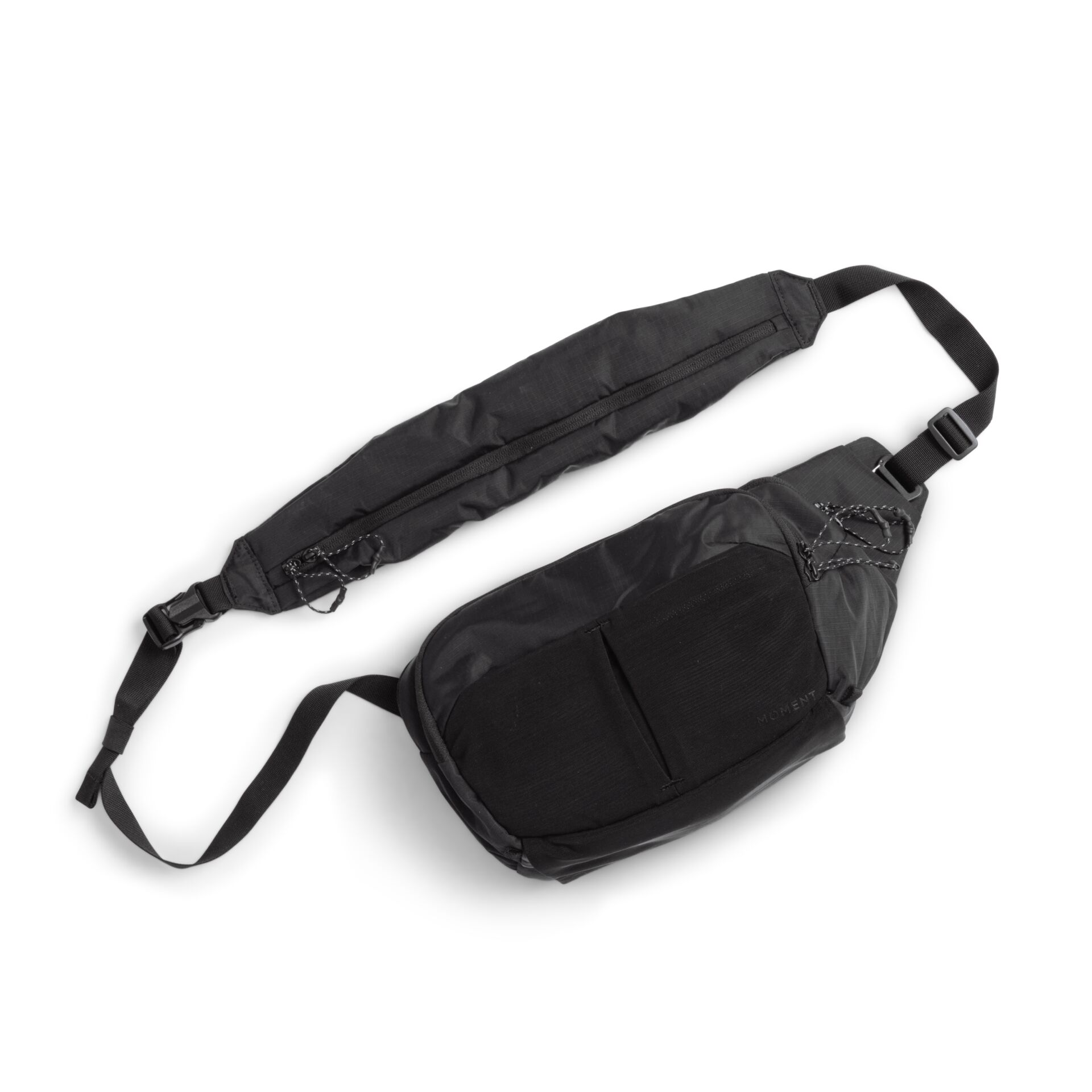 Gürteltasche, Umhängetasche, Wasserdicht, Reißverschluss, Schwarz