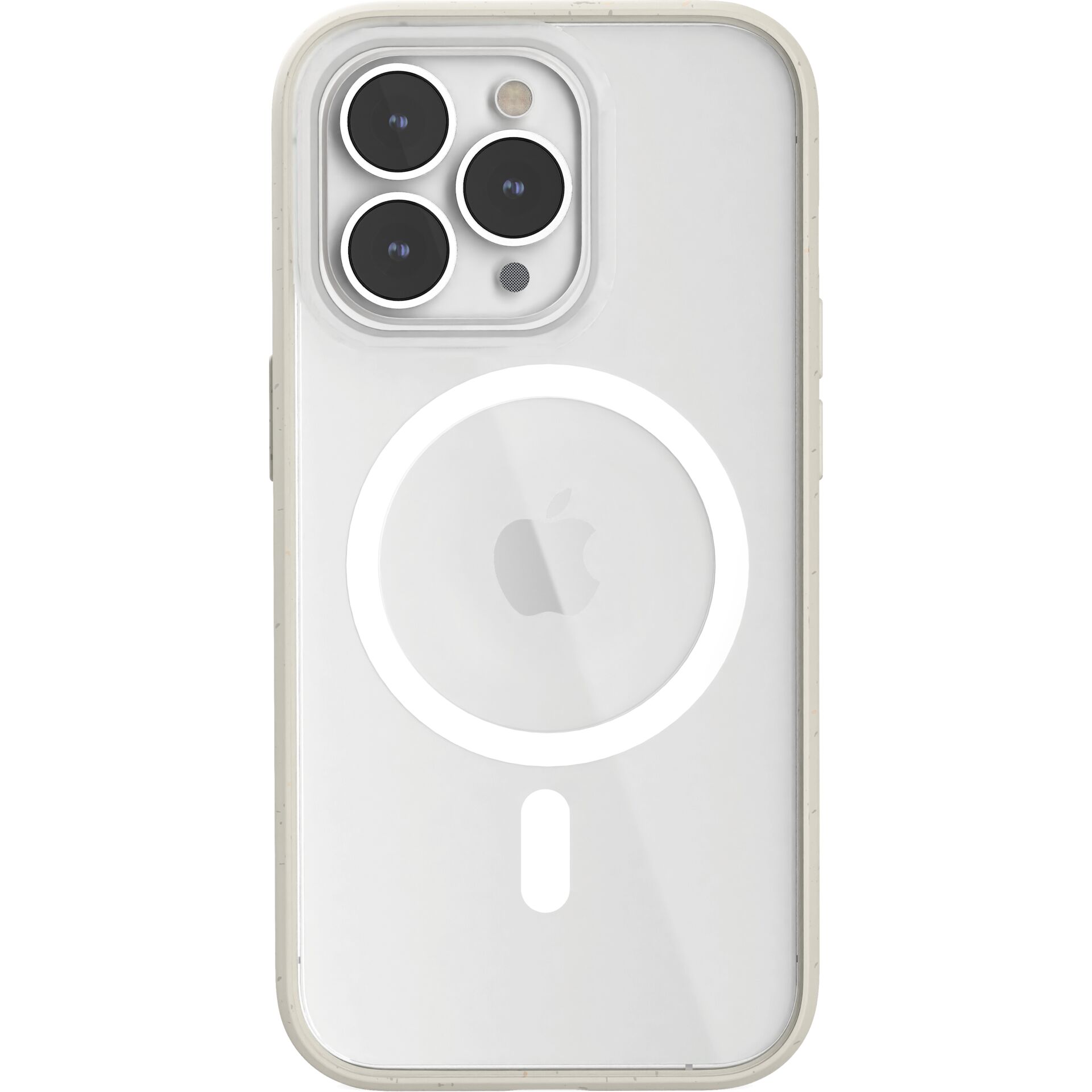 iPhone-Hülle, MagSafe-Ring, Rückseite Smartphone, klare Hülle, Kamera-Ausschnitt