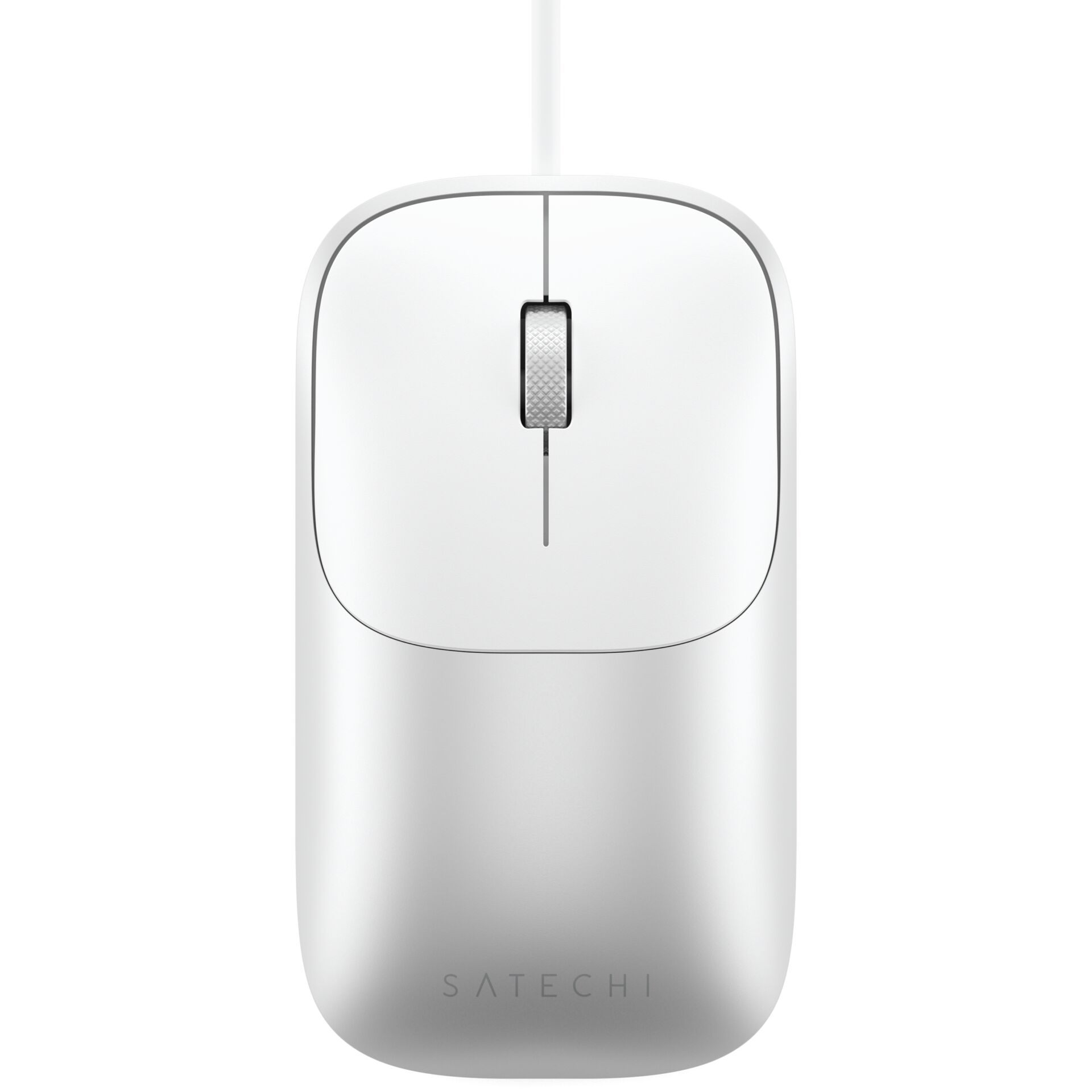 maus, verkabelt, usb, weiß, SATECHI