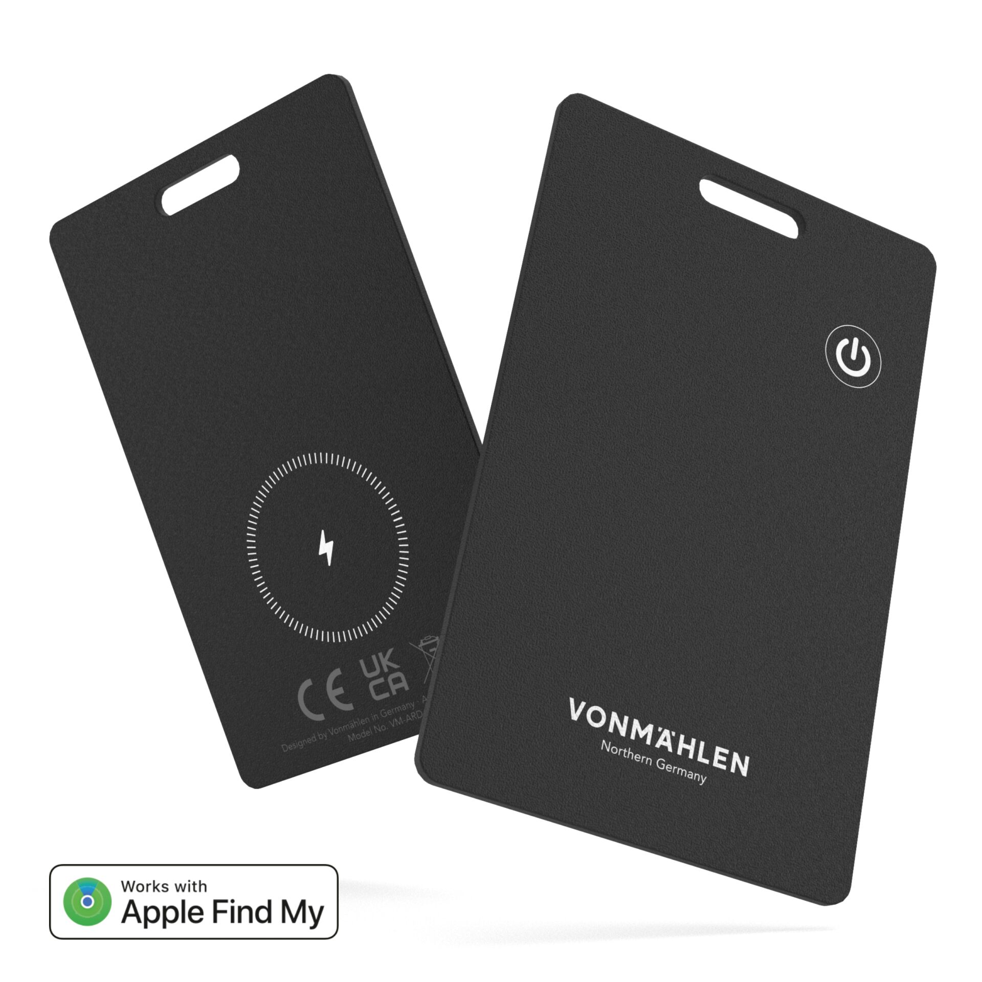 drahtloses Ladegerät, Telefonladegerät, Dual Pad, Qi-Ladung, schwarz