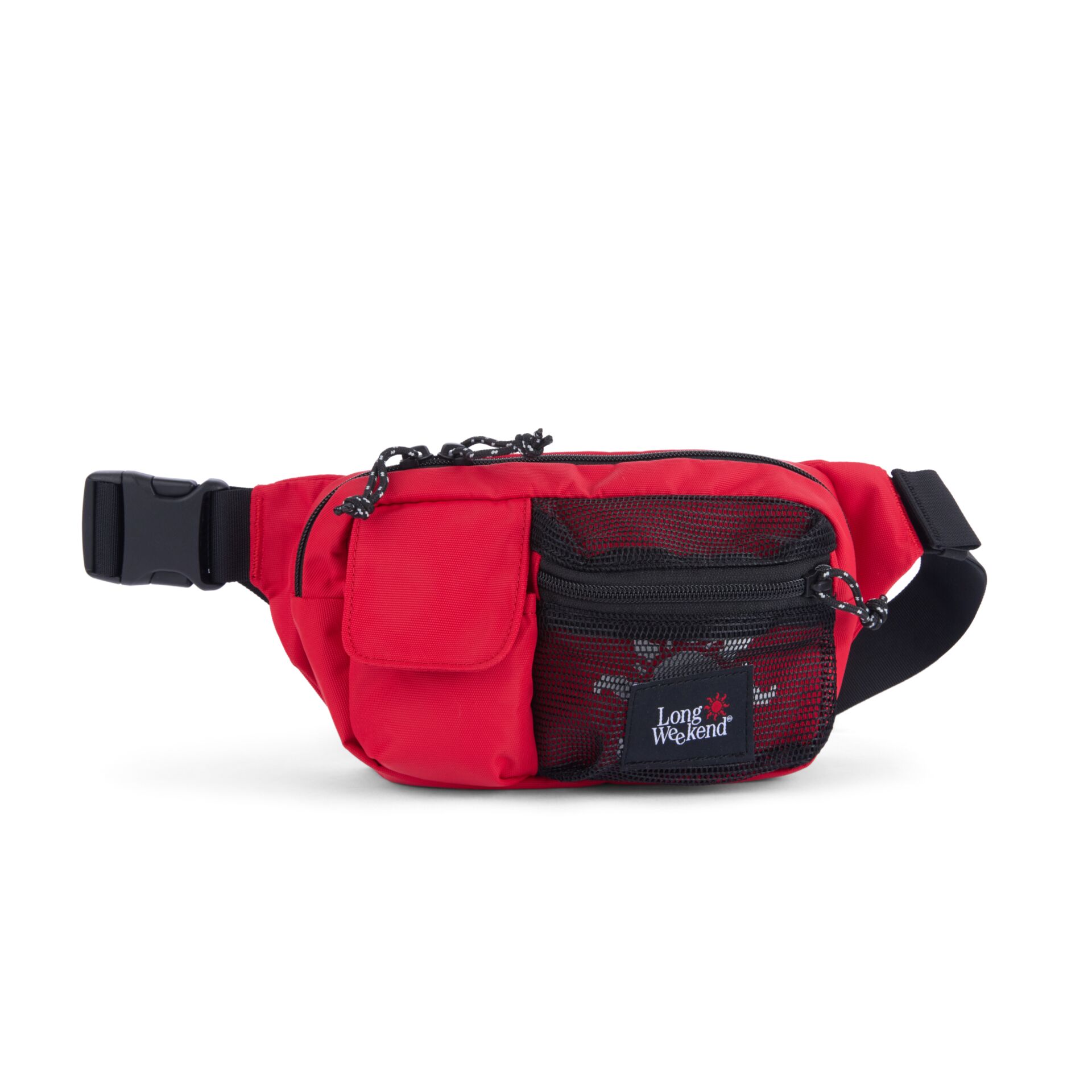 Tasche, Gürteltasche, Rot, Netztasche, Reißverschluss