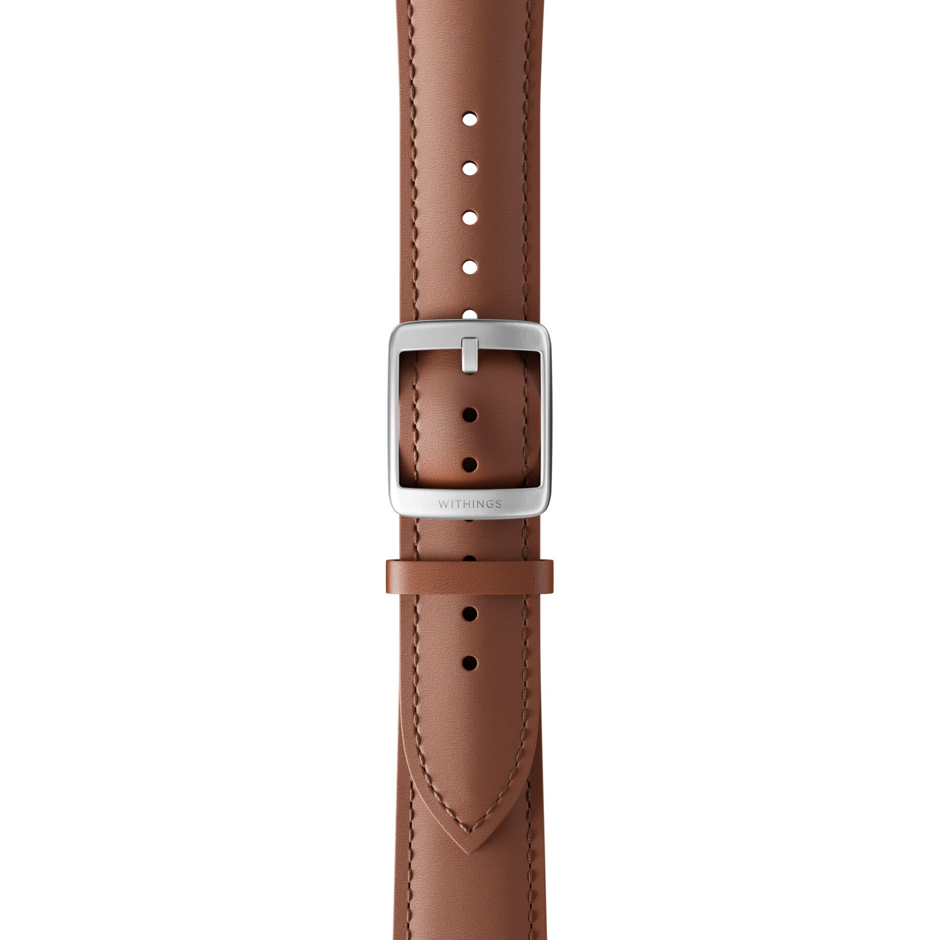 Armband, Uhrenarmband, Leder, Braun, Schließe