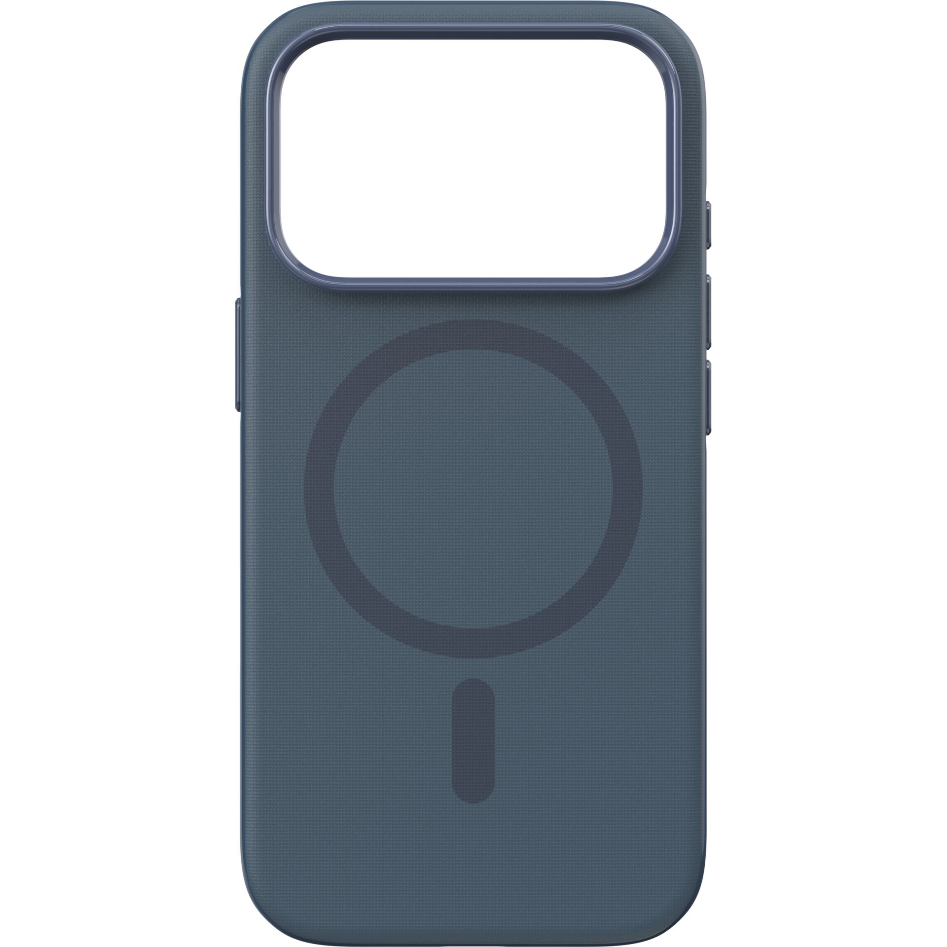 iPhone case, back cover, magnetic ring, blue, silicone