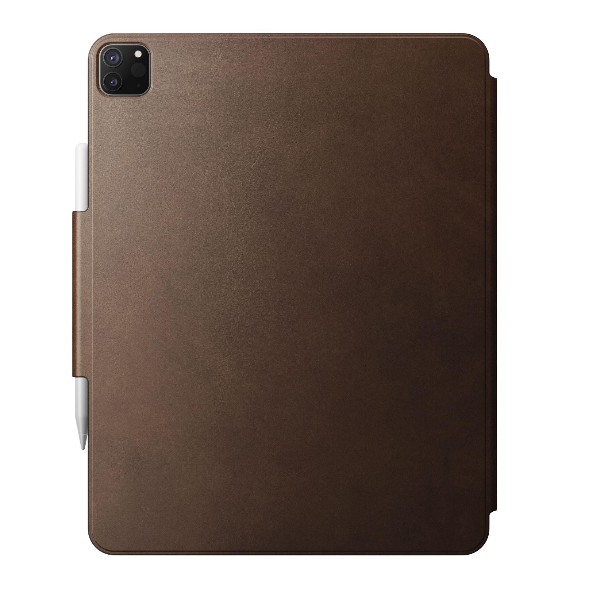 Tablet-Case, Braun, Leder, Nähte, Stift-Halterung