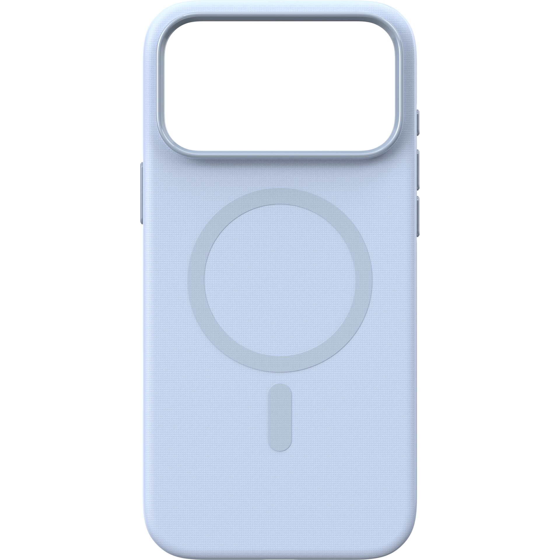 Hülle, Smartphone, Gehäuse, magnetischer Halter, grau-hellblau