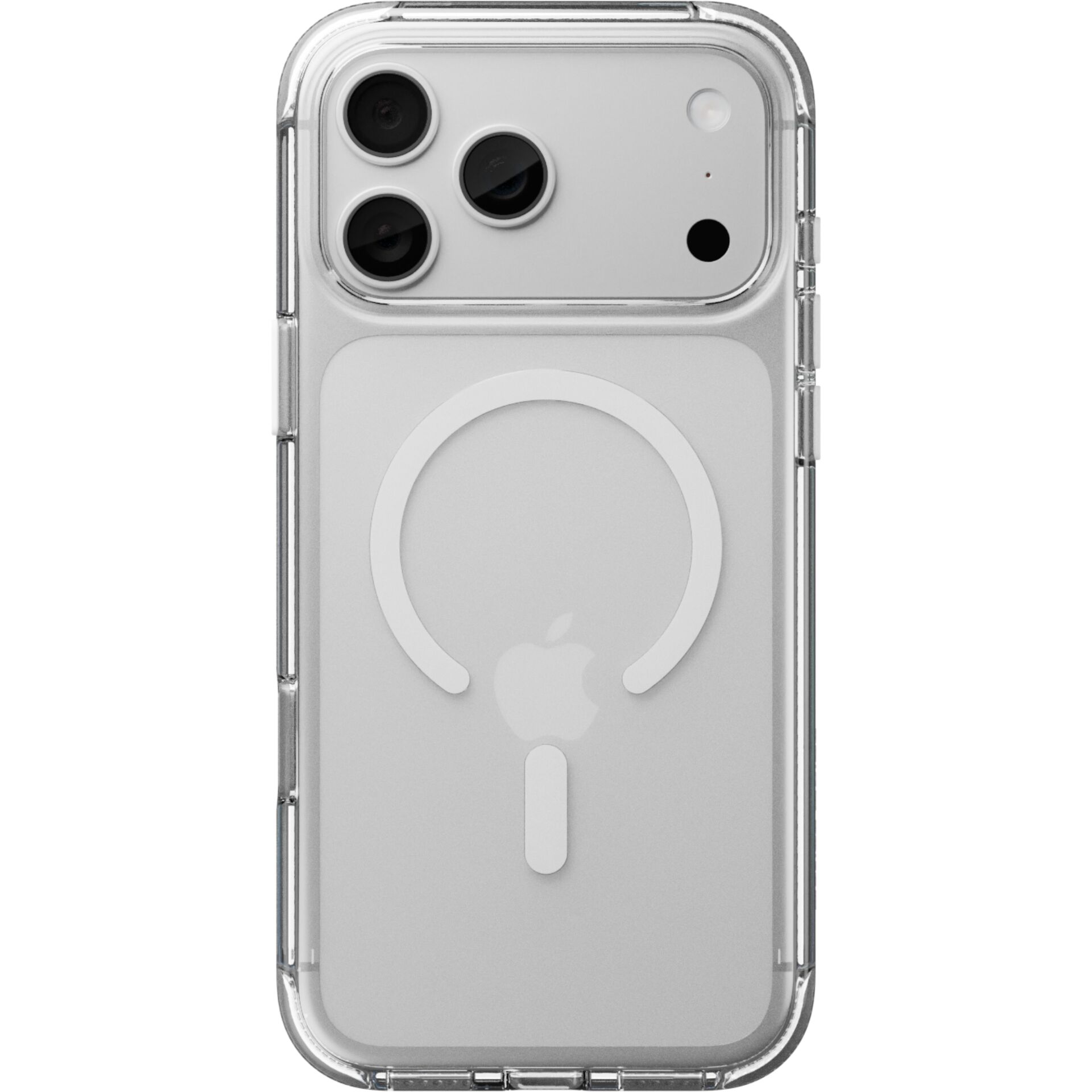iPhone 13/14 Stil, klarer Fall, transparent, Dreifachlinse, Magnetisches Ringzubehör